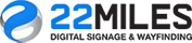 22 miles logo